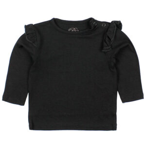 Petit by Sofie Schnoor Bluse - Sort m. Flæser
