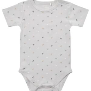 Petit by Sofie Schnoor Body k/æ - Aske - Lyseblå m. Palmer