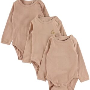 Petit by Sofie Schnoor Body l/æ - 3-pak - Nougat