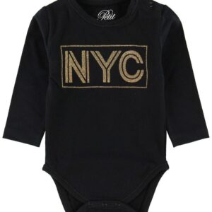 Petit by Sofie Schnoor Body l/æ - NYC - Sort m. Glimmer