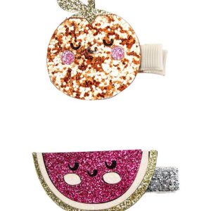 Petit by Sofie Schnoor Hårspænder - 2-pak - 4,5x4 cm - Mix Glitt