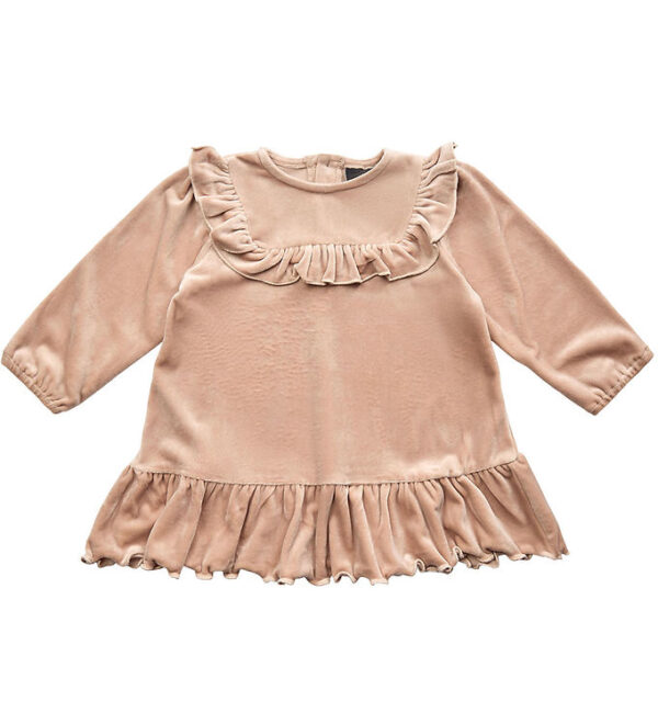 Petit by Sofie Schnoor Kjole - Velour - Dee - Sweet Rose