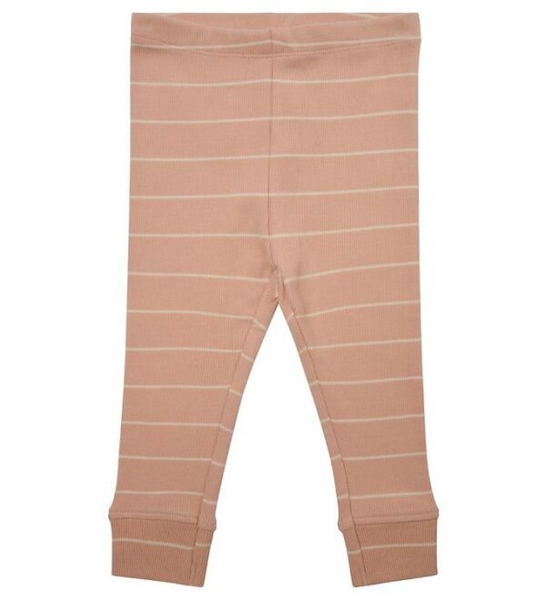 Petit by Sofie Schnoor Leggings - Stribet - Nougat