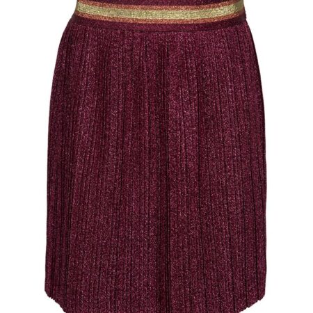 Petit by Sofie Schnoor Nederdel - Fiippa - Bordeaux m. Glimmer