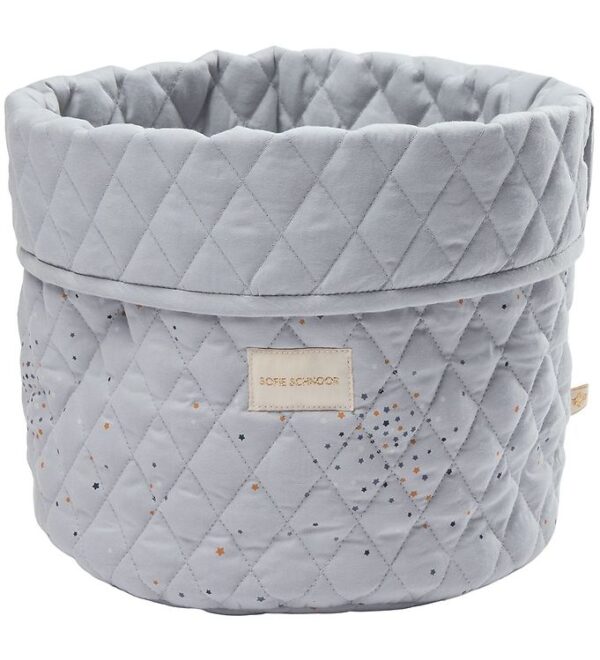 Petit by Sofie Schnoor Opbevaringskurv - Quilted - Dusty Blue