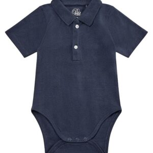 Petit by Sofie Schnoor Polobody K/Æ - Blå - 56 - Petit by Sofie Schnoor Body K/Æ