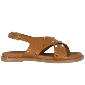 Petit by Sofie Schnoor Sandaler - Cognac m. Guld-nitter