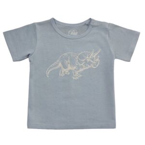 Petit by Sofie Schnoor T-Shirt - Dusty Blue m. Dino