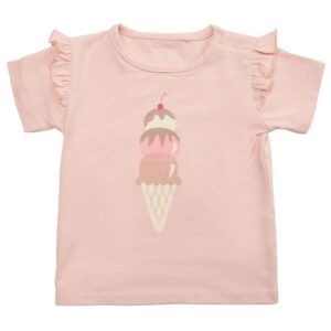 Petit by Sofie Schnoor T-Shirt - Rose Blush m. Is - 74 - Petit by Sofie Schnoor T-Shirt