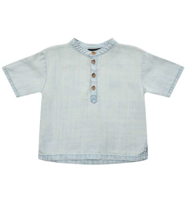 Petit by Sofie Schnoor T-shirt - Blå m. Knapper