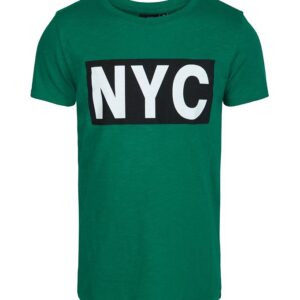 Petit by Sofie Schnoor T-shirt - Grøn m. NYC - 6 år (116) - Petit by Sofie Schnoor T-Shirt