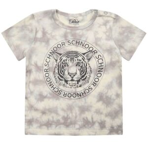 Petit by Sofie Schnoor T-shirt - Julius - Warm Grey m. Tiger