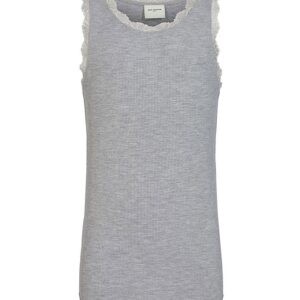 Petit by Sofie Schnoor Top - Rib - Grey Melange