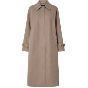 Pieces dame frakke PCJOELLA - Taupe Gray MELANGE