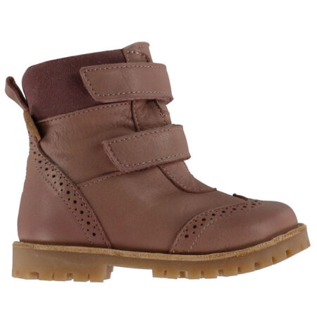 Pom Pom Vinterstøvler - Broque Velcro Boot Tex - Dark Rose