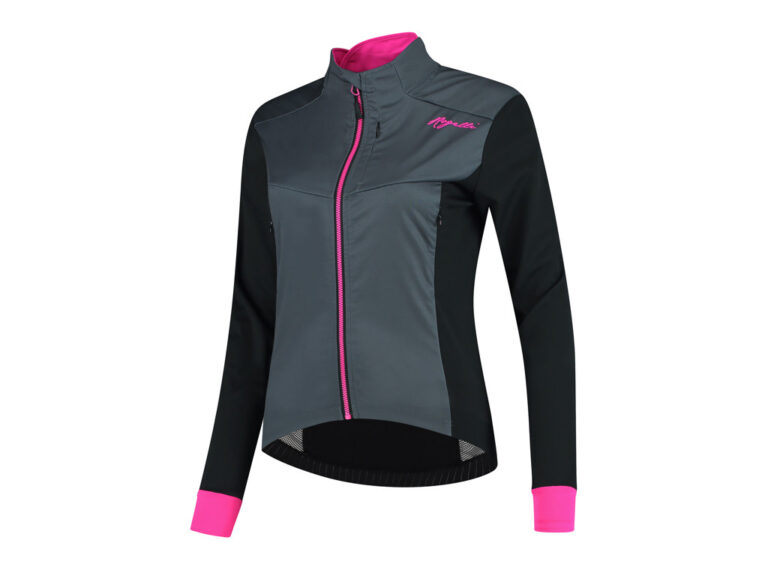 Rogelli Contenta - Vinterjakke Dame - 0 til 10 grader - Grå/Sort/Pink - Str. S