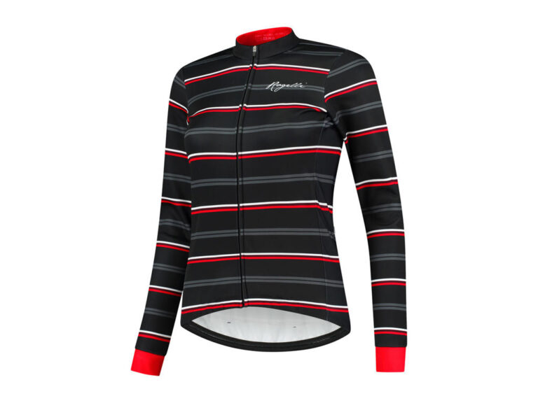 Rogelli Stripe - Vinterjakke Dame - Windtex - Sort rød - Str. L