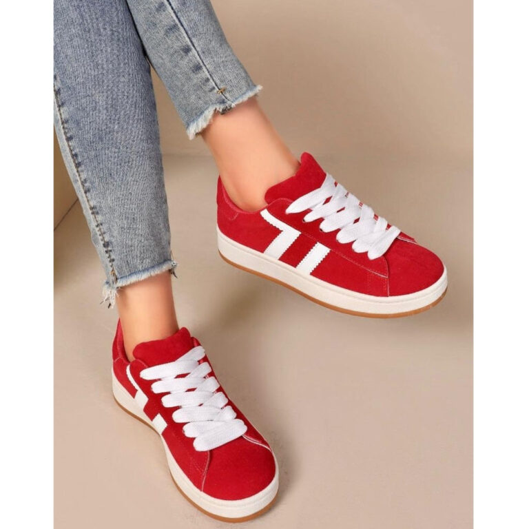 Rosalie dame sneakers BM-1101 - Red