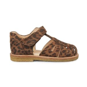 Sandal m. velcrolukning - Leopard - Str. 26