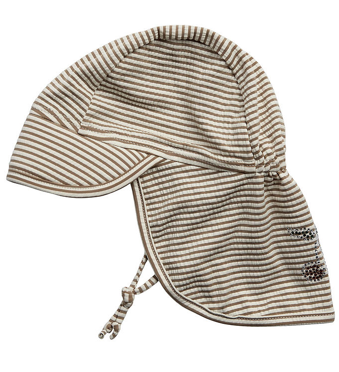 Sofie Schnoor Badehat - SisiKB - Warm Stone Stripe