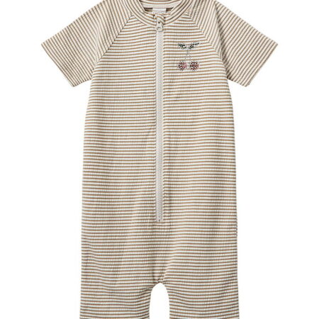 Sofie Schnoor Badeheldragt - TillaKB - UV50+ - Warm Stone Stripe