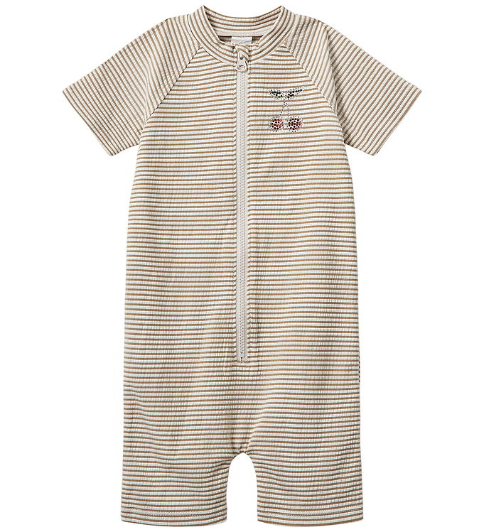 Sofie Schnoor Badeheldragt - TillaKB - Warm Stone Stripe
