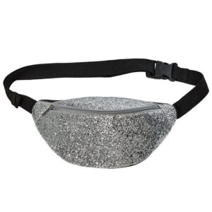 Sofie Schnoor Bæltetaske - Silver Glitter