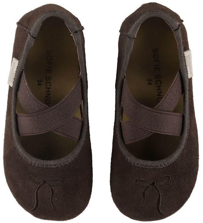Sofie Schnoor Ballerina Hjemmesko - NeliaKB - Dark Brown