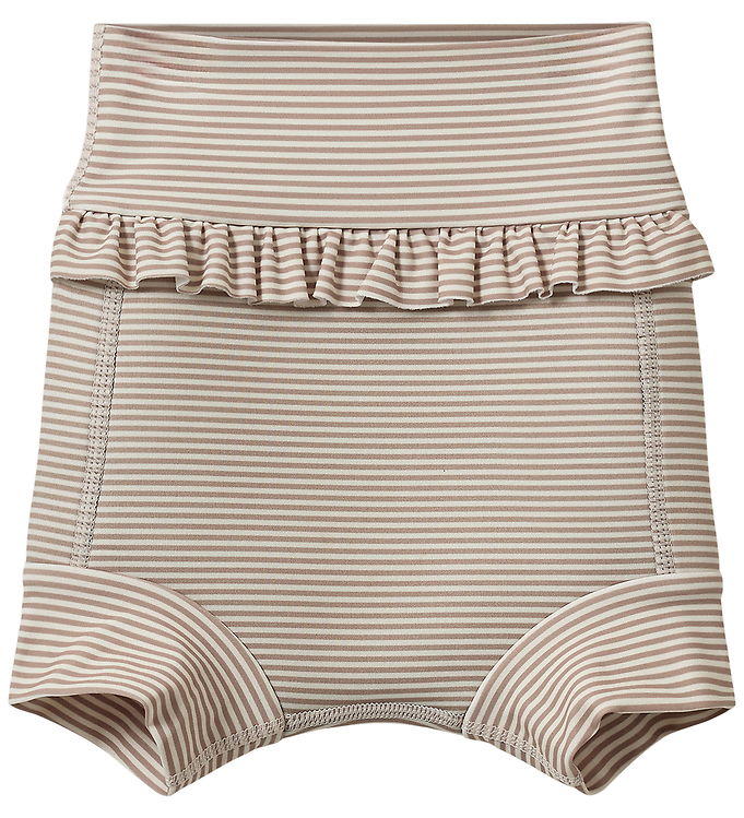Sofie Schnoor Blebadebukser - BethKB - Warm Stone Stripe