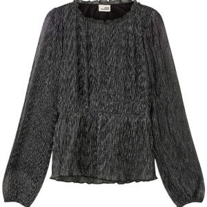 Sofie Schnoor Bluse - Allissy - Sort m. Sølv