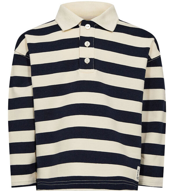 Sofie Schnoor Bluse - Dark Blue m. Striber