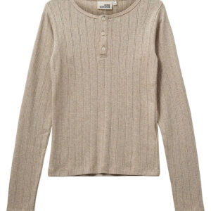 Sofie Schnoor Bluse - PetriciaSY Poientelle - Beige m. hulmønste