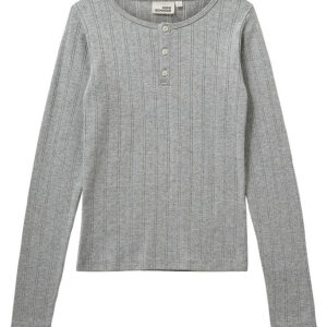 Sofie Schnoor Bluse - PetriciaSY Poientelle - Gråmeleret m. Hulm