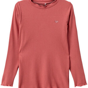 Sofie Schnoor Bluse - Rib - Coral Pink