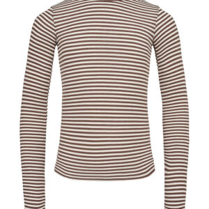 Sofie Schnoor Bluse - Rib - Petricia - Brown Striped