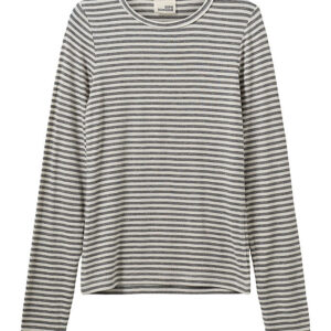 Sofie Schnoor Bluse - Rib - Petricia - Grey Striped