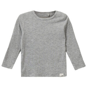 Sofie Schnoor Bluse - Rib - Petriciasb - Gråmeleret