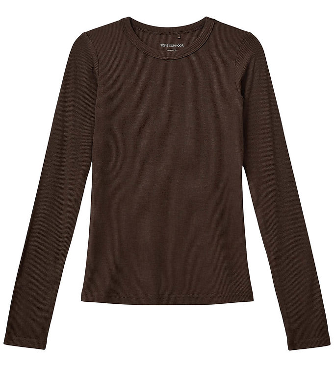 Sofie Schnoor Bluse - Rib - Petricisk - Brown Fudge