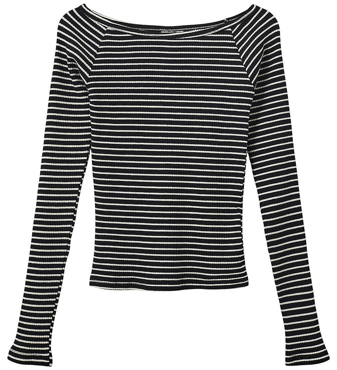 Sofie Schnoor Bluse - Rib - Soma - Black Striped