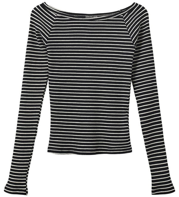 Sofie Schnoor Bluse - Rib - Soma - Black Striped