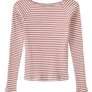 Sofie Schnoor Bluse - Rib - Somasy - Red Striped