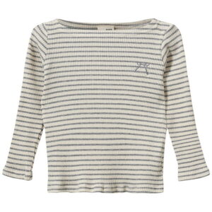 Sofie Schnoor Bluse - Rib - StephieKB - Grey Striped