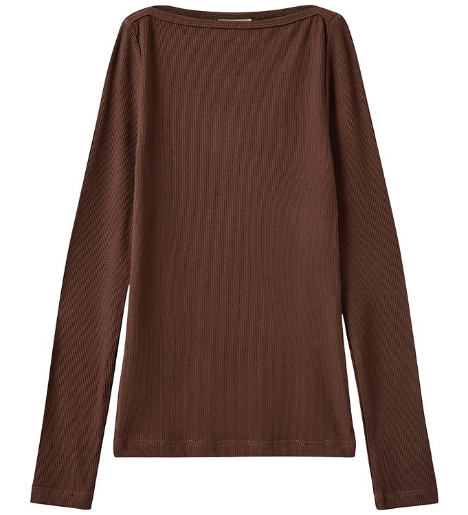 Sofie Schnoor Bluse - Rib - Viskose - GabrielleSY - Brun