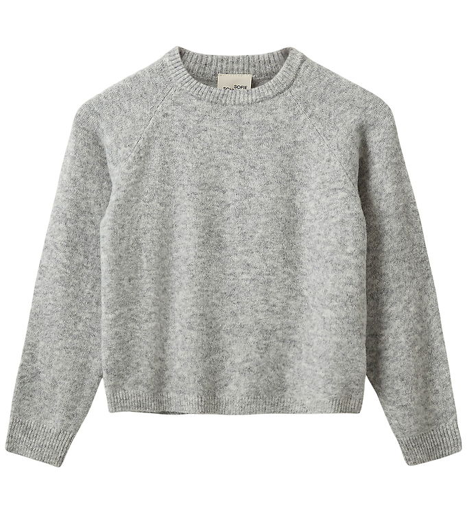 Sofie Schnoor Bluse - Strik - MagnaSy - Grey Melange