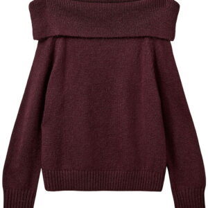 Sofie Schnoor Bluse - Strik - Sawasy - Plum