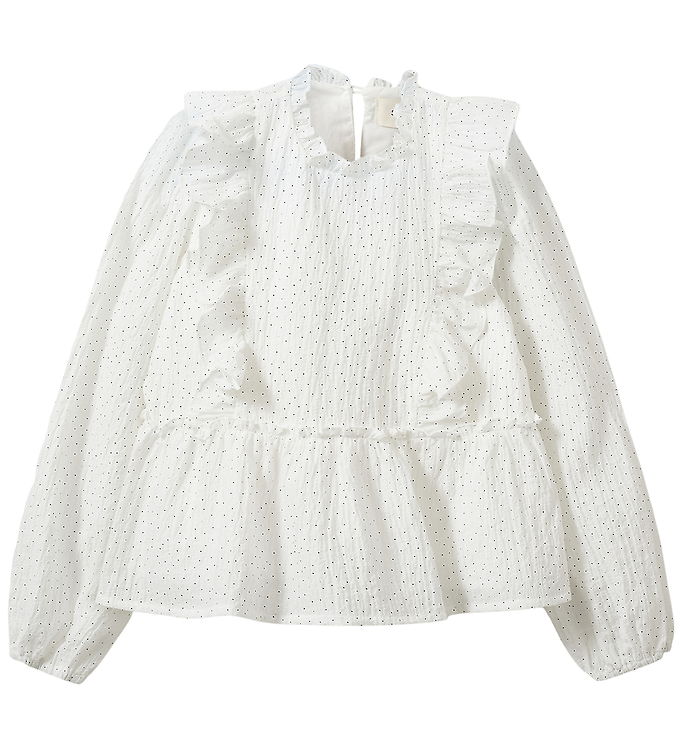 Sofie Schnoor Bluse - SvalaSy - Off White m. Prikker