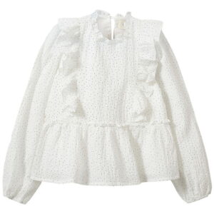 Sofie Schnoor Bluse - SvalaSy - Off White m. Prikker