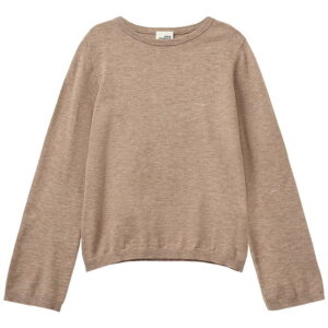 Sofie Schnoor Bluse - Uld - Strik - Vivosy - Deer Melange