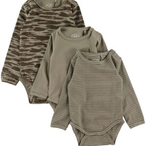 Sofie Schnoor Body l/æ - 3-pak - Dusty Green