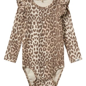 Sofie Schnoor Body l/æ - Bomuld/Viskose - DicteKB - AOP Beige Le